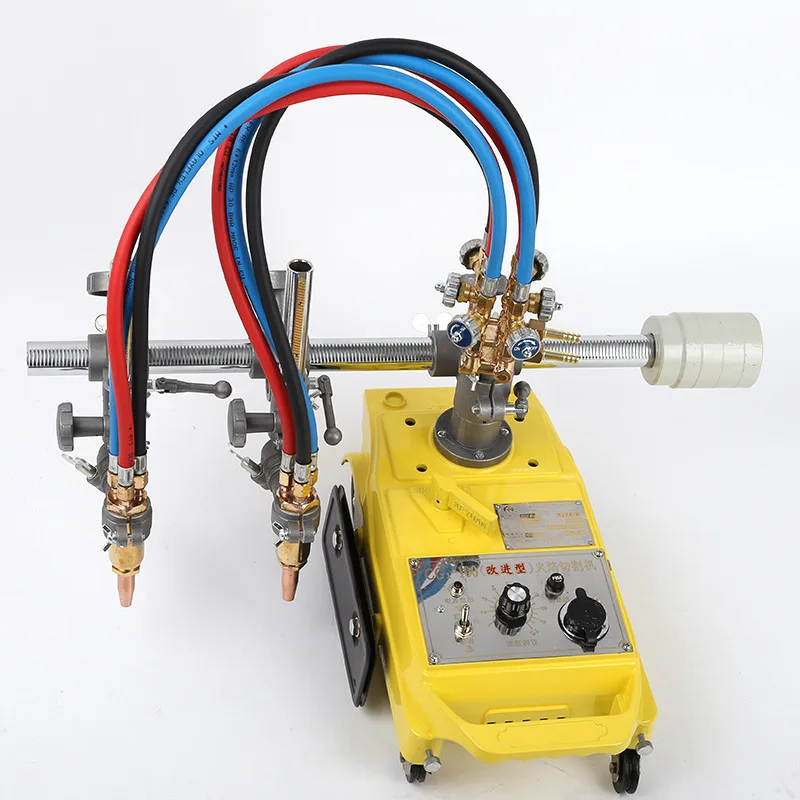 220V Semi-automatic Gas Cutting Machine Flame Cutting Machine With Double Gun