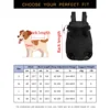 Outdoor Small Pet Dogs Cats Carrier Backpack Portable Breathable Double Shoulder Mesh Carrier Camping Hiking Travel Bag Backpack
