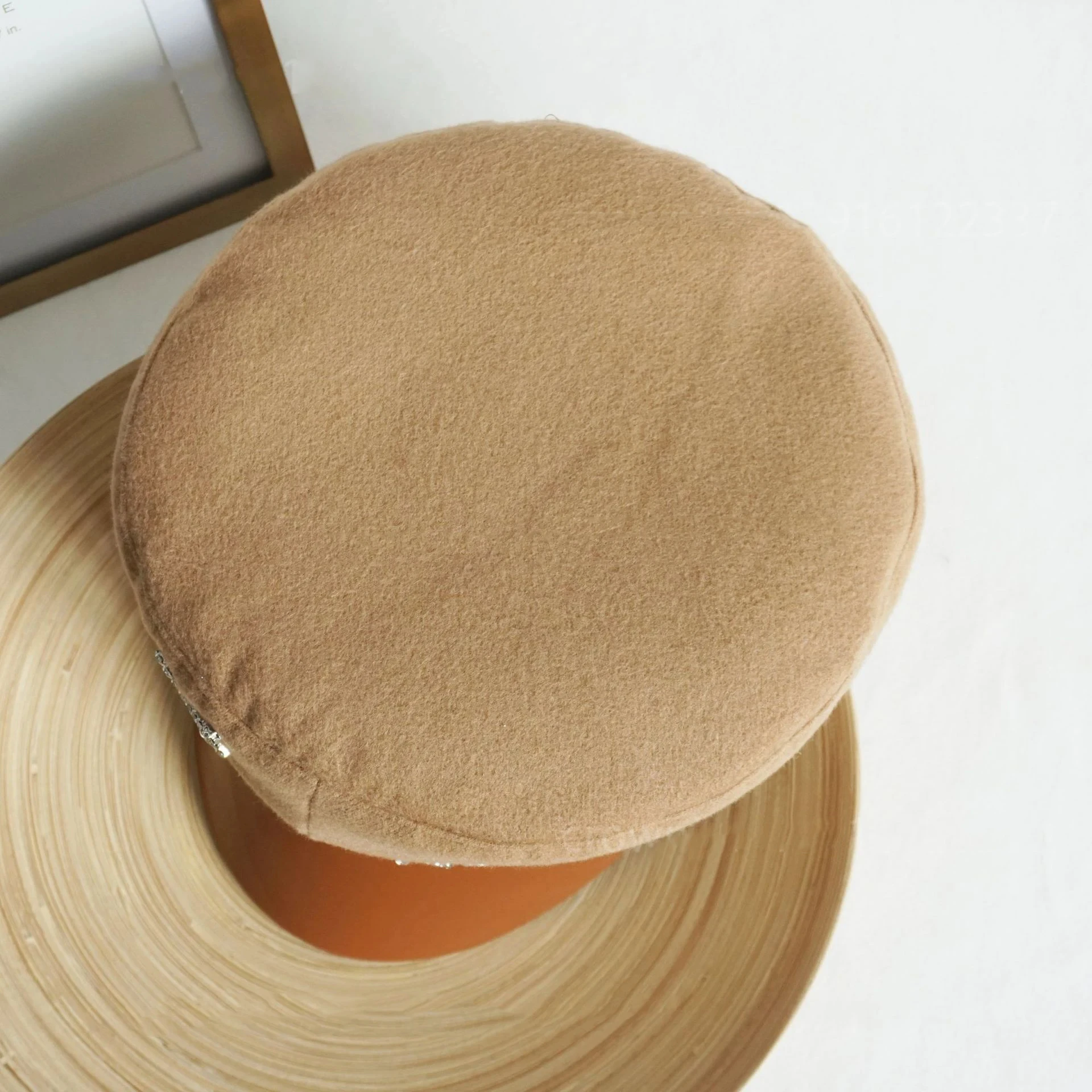 Brand Designer Women Hats Crystal Baker Boy Hat Wool Newsboy Caps Female Flat Militray Caps Visor S-XL cotton newsboy cap