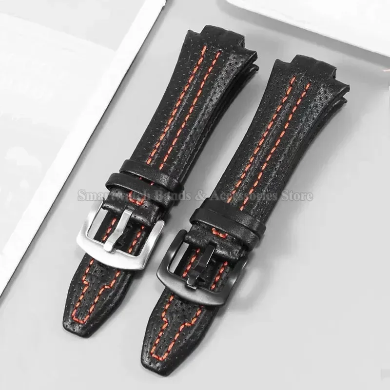 Leather Waterproof Watch Strap Replacement - 15x27mm