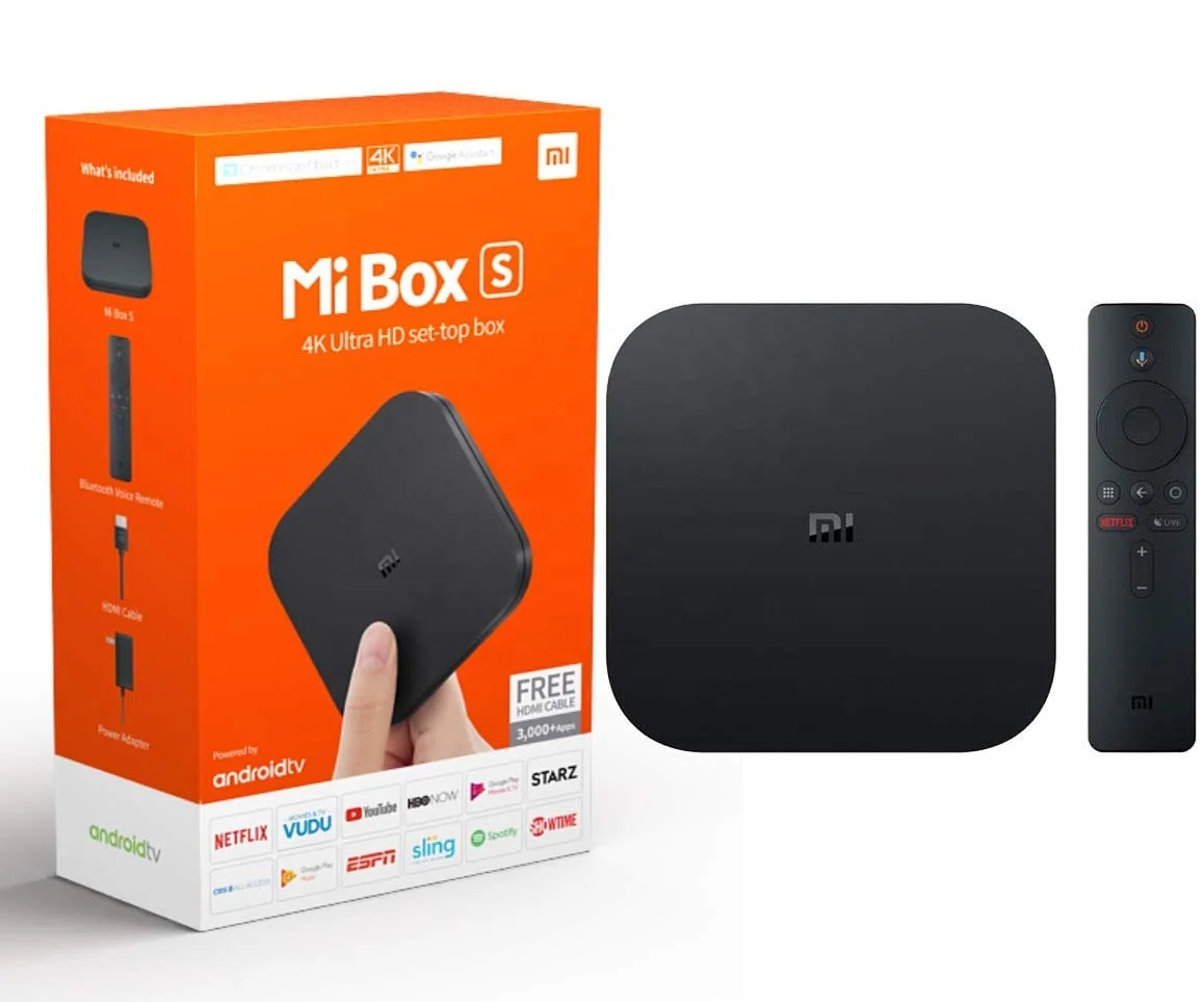 

ТВ-приставка New Generation глобальная версия MI BOX S Android TV 8,1 4K HD