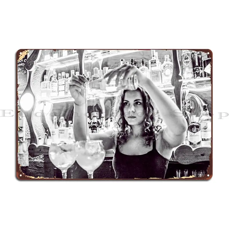 Mojito Metal Platform Cinema Custom Retro Garage Design Pub Tin Sign Poster