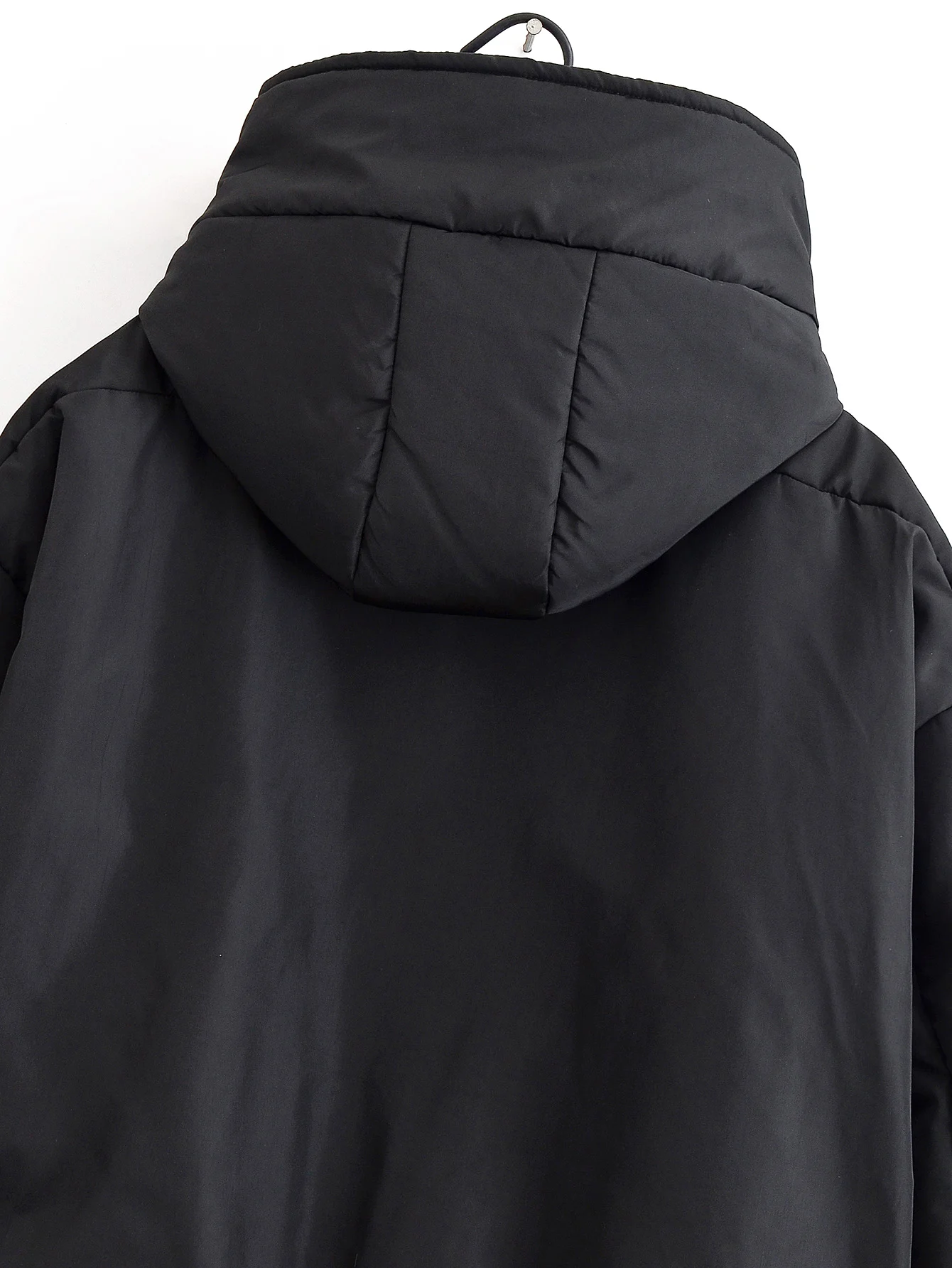 Women Autumn Winter Black Casual Short Hooded Jacket Coat Female Outwear Windbreaker Jacket Lady Commuting Casual Hoodie Jacket