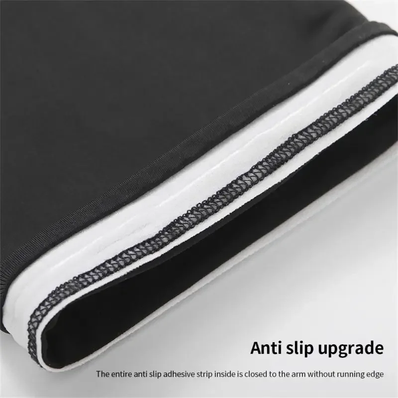 1 Pair Sports Arm Sleeves Outdoor Cycling Running Fishing Climbing Arm Cover Sun UV Protection Ice Cool Sleeves 5-finger Cuff 3