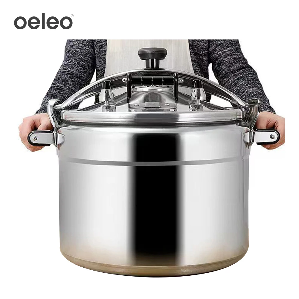 Commercial super pressure cooker large capacity hotel restaurant household  big cooking pan autoclave gas use 28-44cm 11-50L - Price history & Review, AliExpress Seller - Mingshengxiang Store