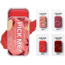 

Makeup Palette Sample Size Trail Pack 3 IN 1 Blush Eyeshadow Lipstick Lightweight Matte Lip Tint Natural Face Blush Sample Size