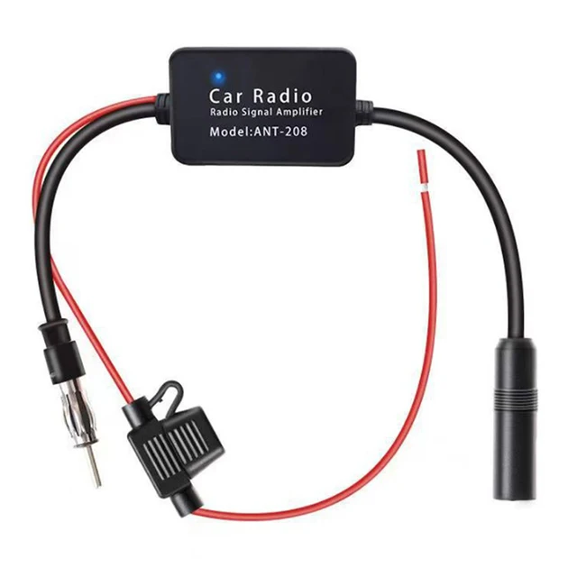 12V Car Radio Antenna FM/AM Radio Signal Amplifier Booster Anti