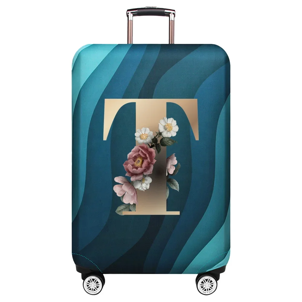 Gold Letter Print Luggage Protective Dust Cover & Travel Accessory