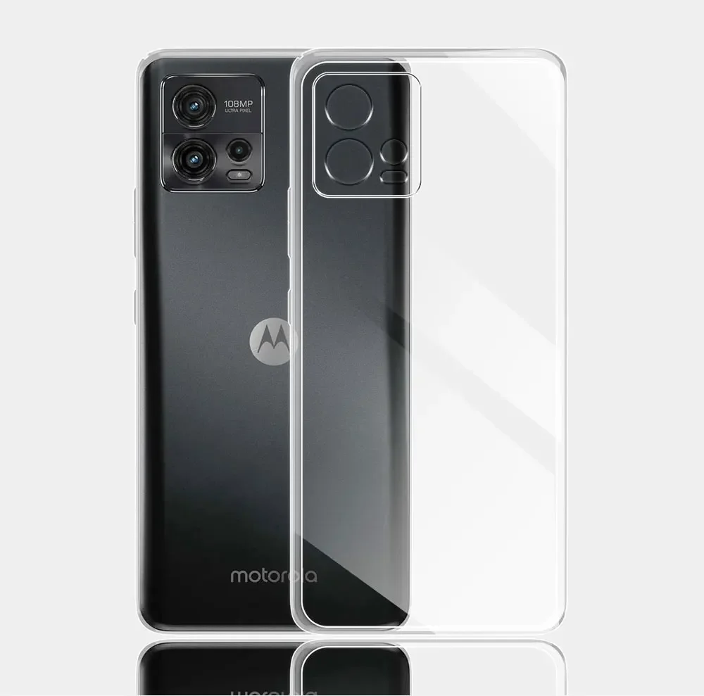 Luxury Clear Shockproof Phone Case with Transparent Back Cover