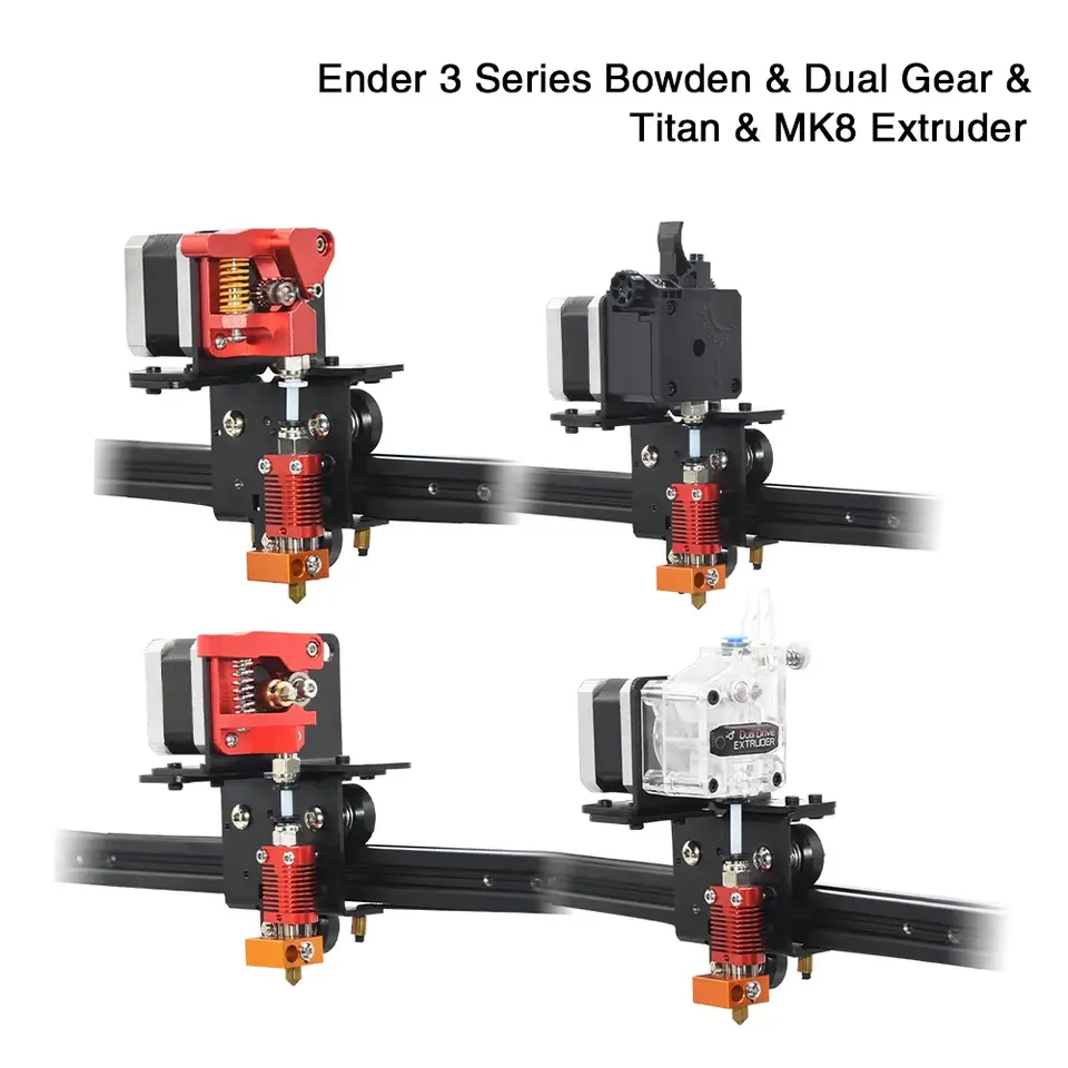 Ender 3 Direct Drive Upgrade Conversion Bracket for Ender 3 V2,Ender 3 Pro 3D Printer for MK8 Dual Gear Bowden Extruder image 2