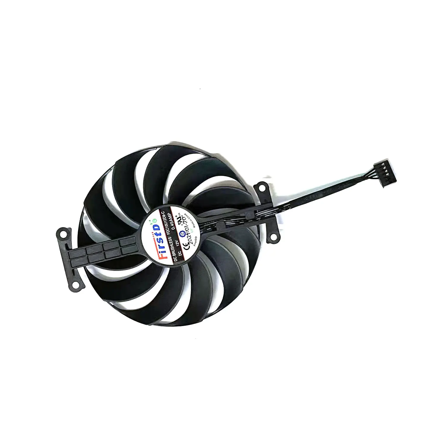 Фото Совершенно новый 91 мм 6PIN FDC10U12D9-C DC 12V 0.45A GTX 1650 GPU вентилятор для ASUS GeForce GTX1650 GDDR6 4 Гб PHOENIX OC видеокарта №4