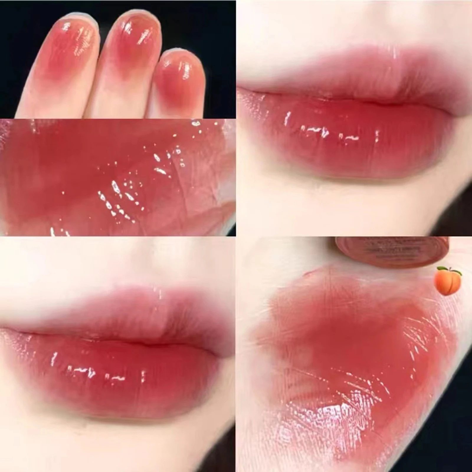 

Water-Light Mirror Lip Glaze Easy To Apply Long-lasting Non-Fading Non-Stick Moisturizing Lip Makeup for Beginners