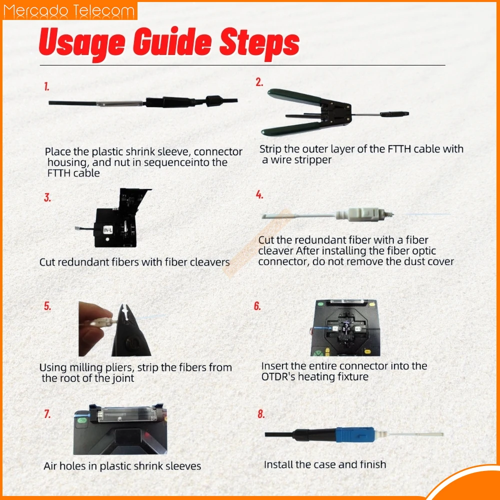 Best price 10pcs/lot FTTH SC UPC Hot Melt Joint Weld joints SC Fiber Optic Connector Fusion Splicer Fiber adaptor