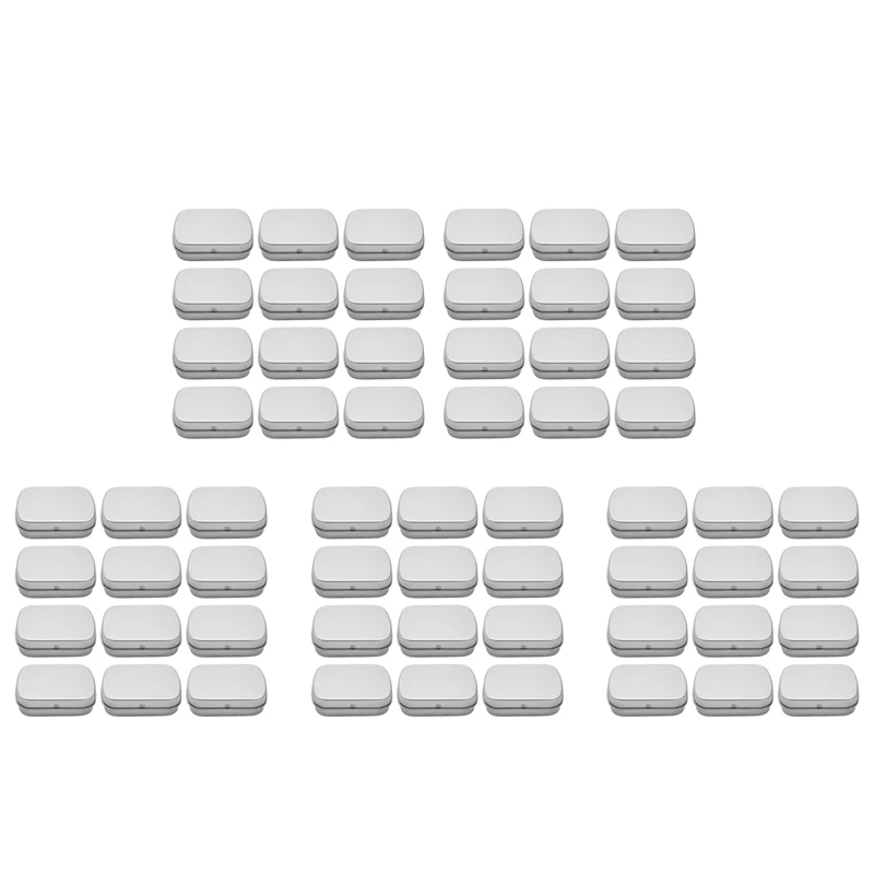 

Metal Containers-60 Pack Metal Tin Box Mini Portable Box Containers For Drawing Pin, Bead Earring Jewelry Storage