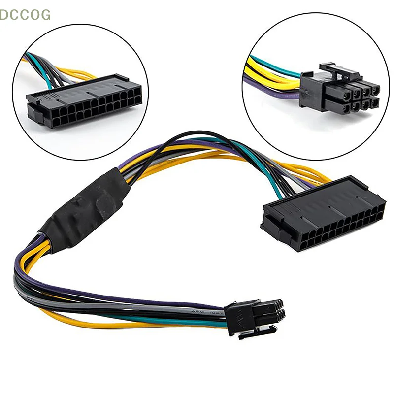 

Для DELL Optiplex 3020 7020 9020 24 Pin к 8pin кабелям, Сменный адаптер питания