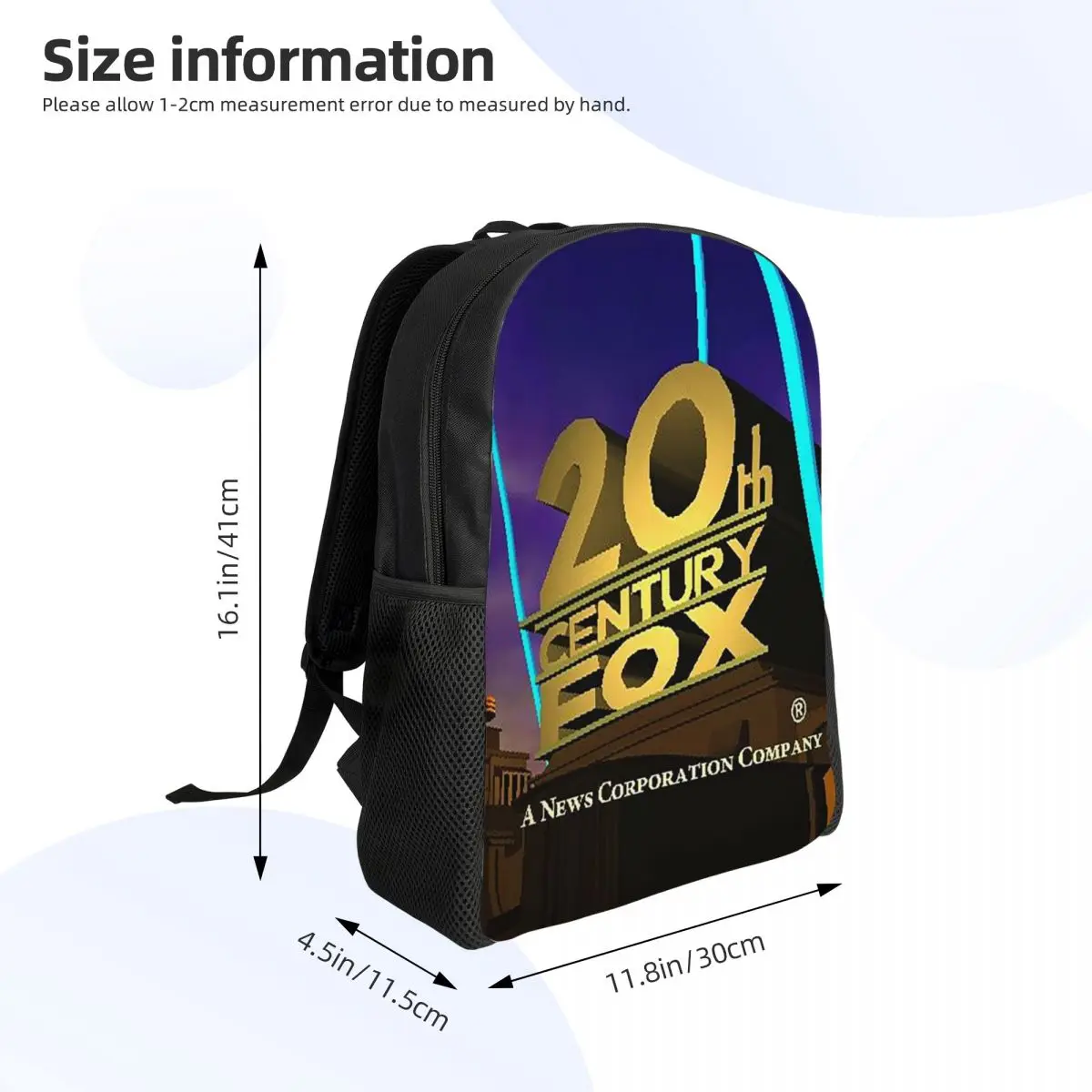 Zaino per studenti 20th Century Fox, borsa da scuola, zaino da viaggio per escursioni, per ragazzi e ragazze, borsa a tracolla alla moda - immagine 2