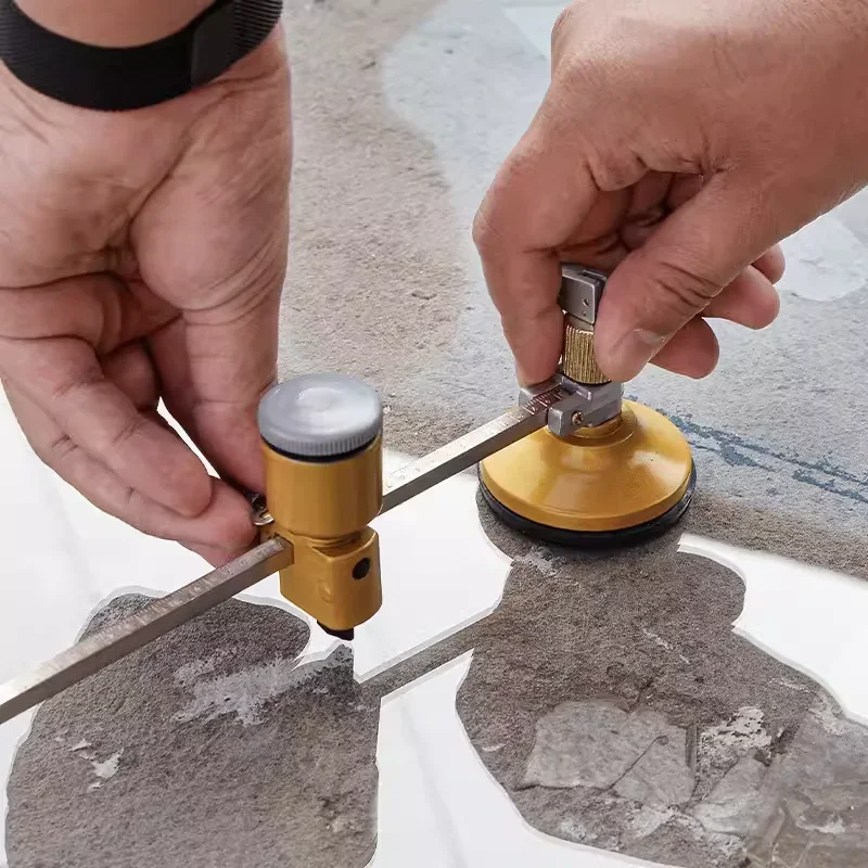 Professional Glass Cutter glass cutter tile glass cutter tile cutting tool Circular Compass Porcelain Manual Tile Diamond Cutting Ceramic Construction Tools