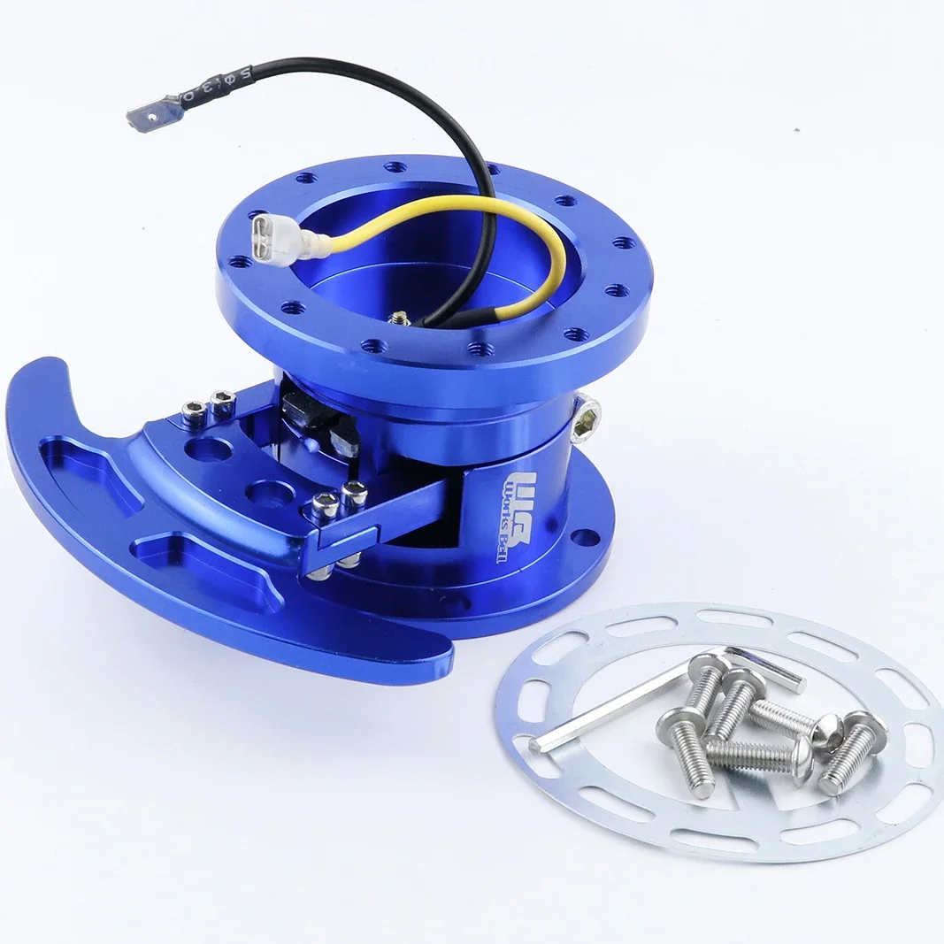 WORKS BELL GTC Racing Steering Wheel Quick Release Hub Kit Adapter 90 degrees Snap Off Boss Kit