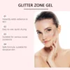 Jaysuing Shimmer Gel Ball Party Carnival Three-dimensional Highlighter Natural Shine Facial and Body Gel Festival Makeup 4
