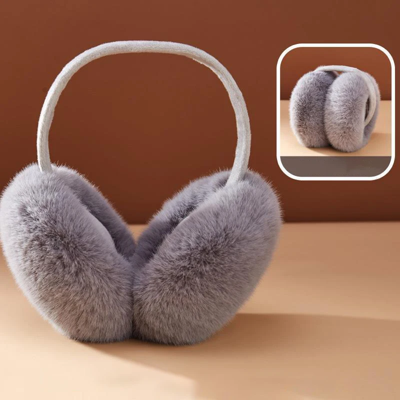 Warm Earmuffs Women Winter Ear Muffs Faux Fur Warm Earmuffs Lady Girls Plush Ear Warmers Outdoor Covers Headband