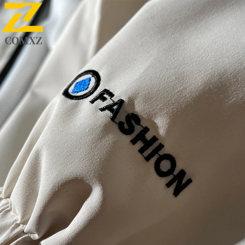 Men's Spring Summer Windbreaker Jacket Oversized Trendy Loose Fit Outdoor Coat for Hiking Camping Fishing Waterproof Breathable