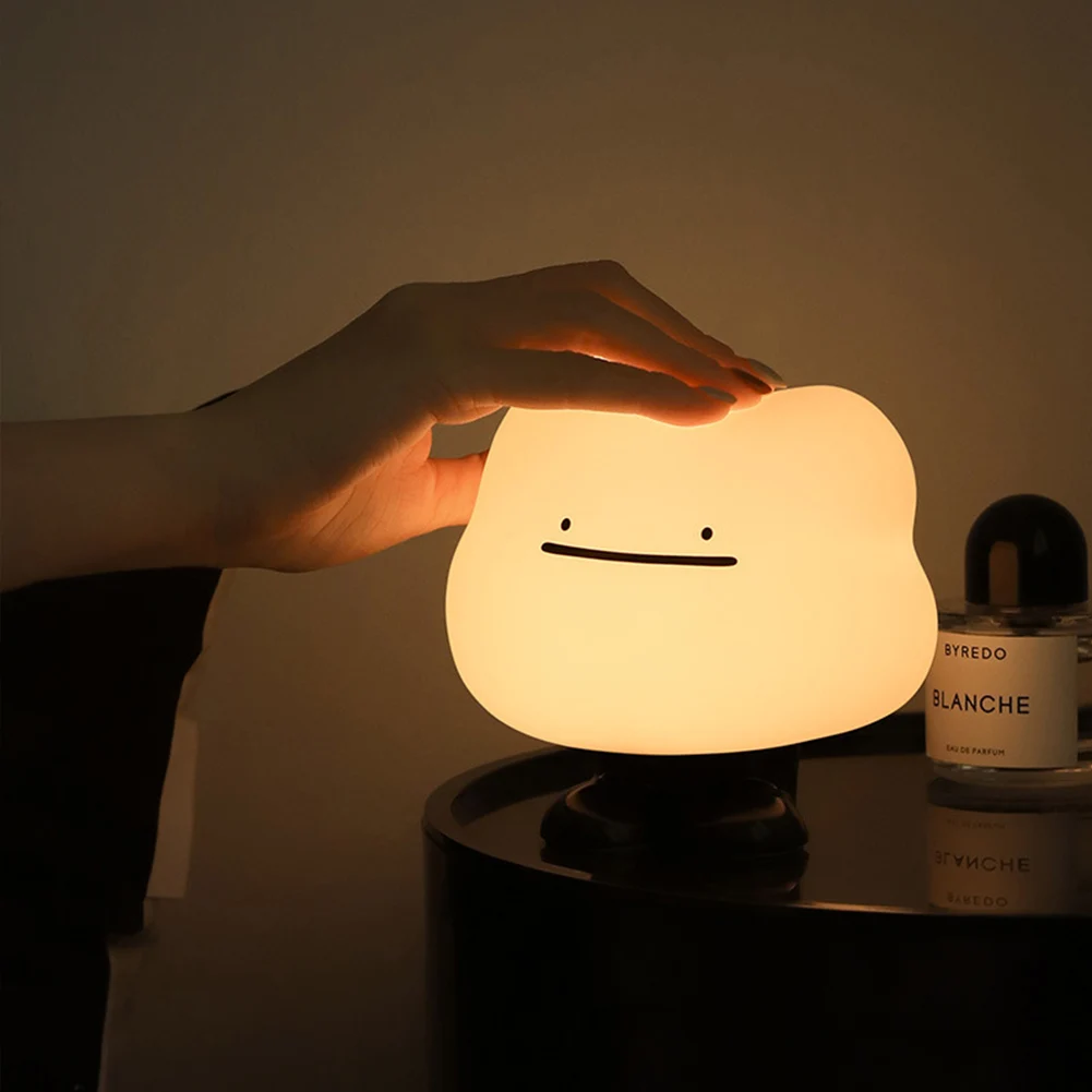 

LED Night Light Cartoon Cloud Table Lamp USB Rechargeable Built-in Battery Bedroom Decor Atmosphere Lamp Soft Lighting For Kids