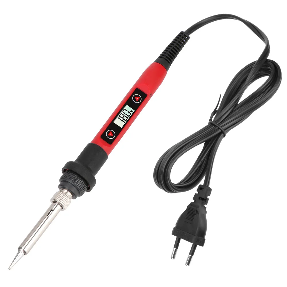 

Adjustable Temperature LCD Display 60W Electric Soldering Iron Welding Repair Tools Soldering Iron Handle Heat Pencil