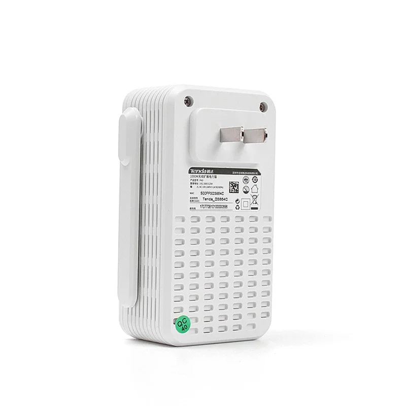 1Pcs Tenda PA3 1000Mbps Powerline AV1000 WiFi Power Line Extender Gigabit Port Wirless Wi-Fi Extendor Chinese Firmware wifi adapter,wifi router