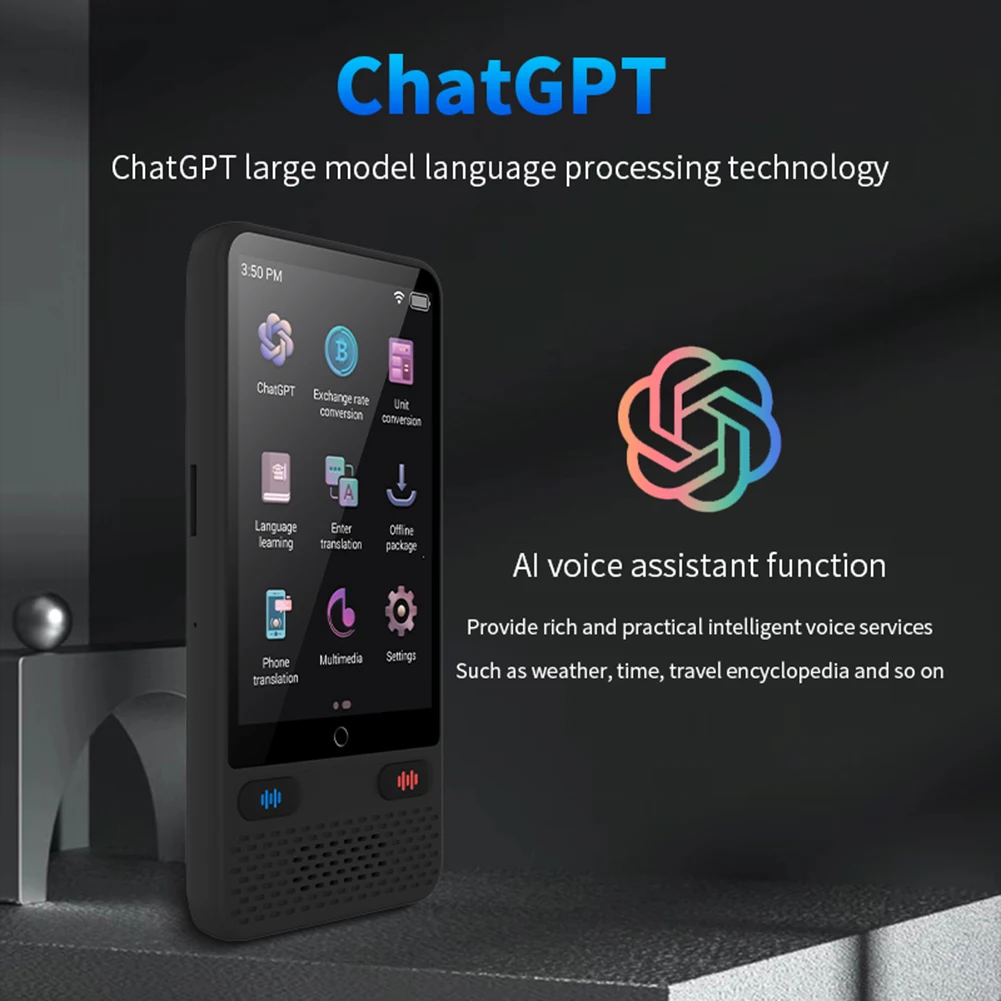 S85 Real Time Language Translator Device Instant Voice 138 Languages Online Offline Translator for Travel Business Learning