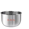 Suitable for Midea rice cooker 304 stainless steel inner pot 3L4L5L thickened FS3010/70 inner pot 1