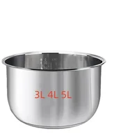 Suitable for Midea rice cooker 304 stainless steel inner pot 3L4L5L thickened FS3010/70 inner pot 1