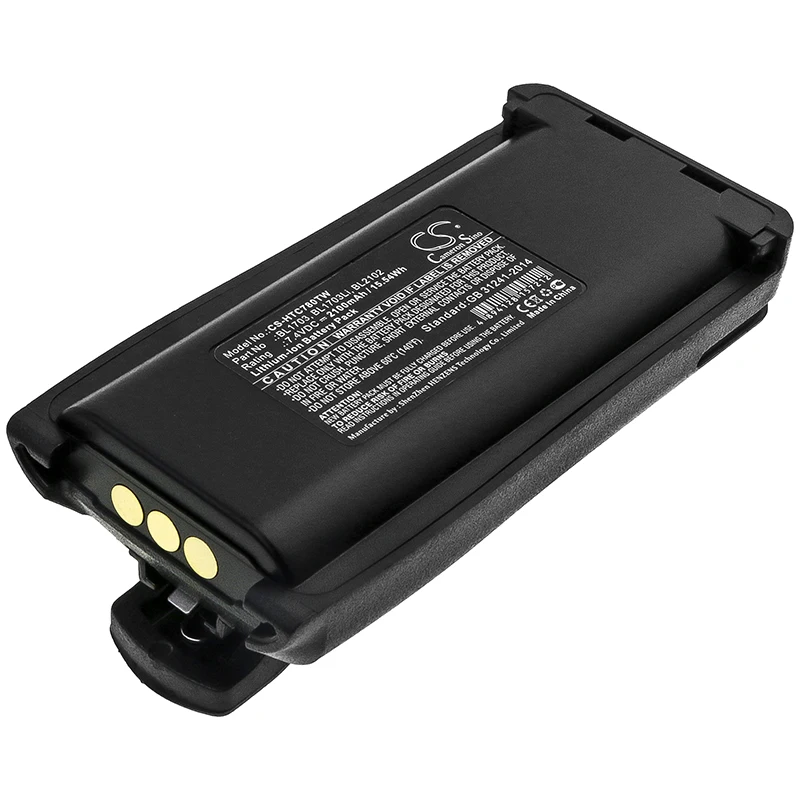 

CS 2100mAh/15.54Wh battery for HYT TC 800M,TC-700,700U,700V,710,720,80,780M,780U,780V BH1801,BL1703,BL1703Li,BL2102