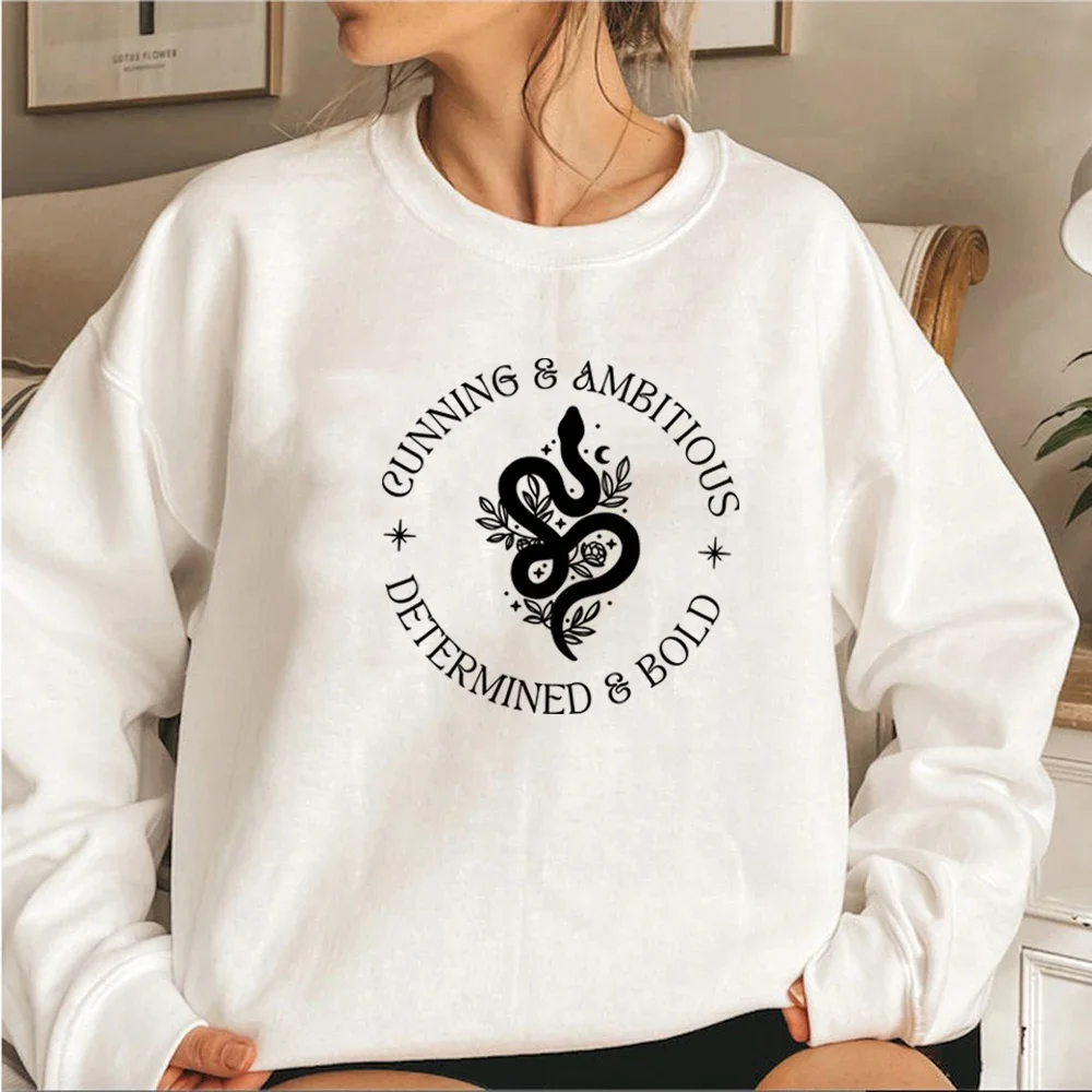 Wizard Snake House Sweatshirt Draco Bookish Hoodie Unisex Crewneck Sweatshirts Long Sleeve Casual Pullover Streetwear Women Top 5