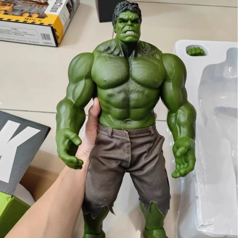 Hot 42Cm Marvel Avengers Large Green Man Hulk Iron Man Thanos Model Figure Articolazione Giocattoli Scatola Collezione Di Ornamenti Regali