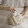 Knot Shape Ceramic Tissue Box European Modern Creative Cute Abstract Art Napkin Holder Home Coffee Table Desktop Paper Towel Box 1
