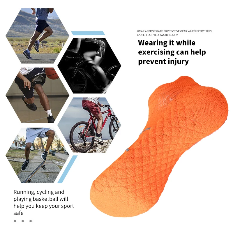 X-TIGER Cycling Socks Unisex Sport Socks Men Outdoor Non Slip Bicycle Sports Football Road Bike Running Basketball
