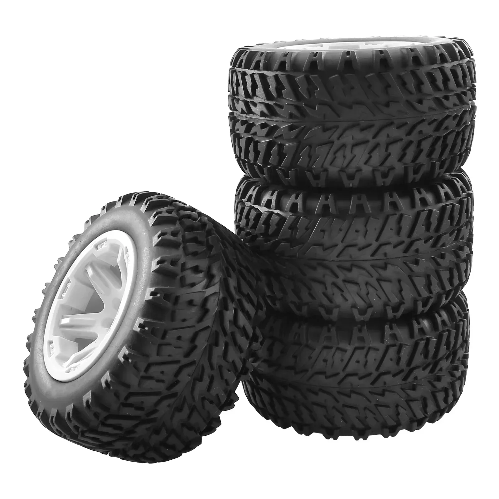 

4 шт., 104 мм, 1/10 дюйма, монстр-Трак, фотоколесо, 12 мм, шестигранный для Traxxas, HSP, HPI, Tamiya, Kyosho, Wltoys, обновленные детали