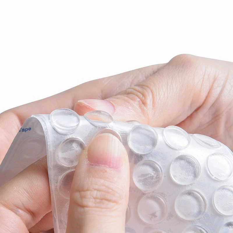 Transparent Silicone Collision-proof Granular Wardrobe Door Anti-collision Pad Mute Paste er Anti-sliding Anti-glue Granules