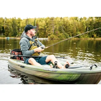 Fishing Kayak, Sit-on-top Kayaks 10 Feet Lightweight One Person, Perfect for Fishing Kayak 6