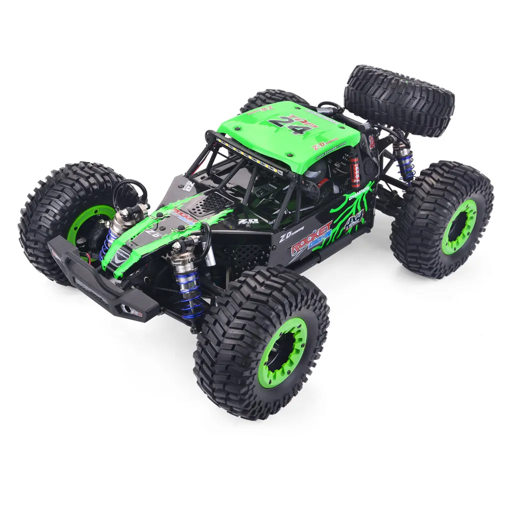 4Pcs ZD Racing 1/10 DBX-10 Traxxas Slash Redcat HSP Desert Buggy Short Course Truck RC Car 110mm Tires Wheels 12mm Hub Hex 7542 3