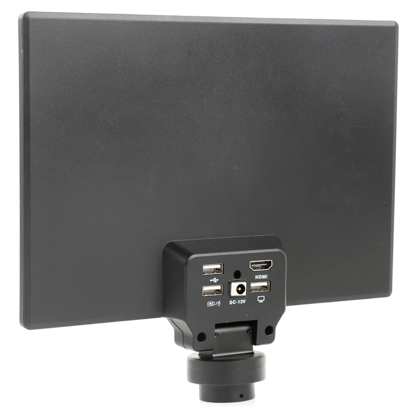 랩 산업 교육용 생물 현미경 이미징 10.1인치 LCD 모니터 HDMI USB TV PC 아이피스 비디오 현미경 카메라