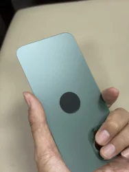 Premium Back Cover Glass Replacement - Durable Rear Screen Glass Shell - 1pcs (Green 13pro max)