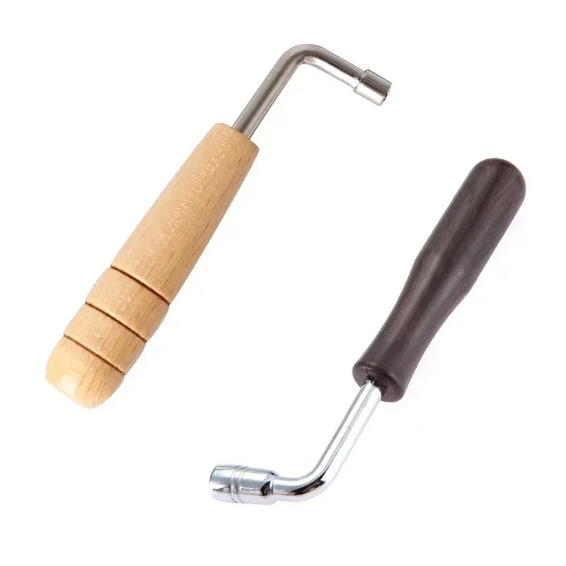 Lyre Harp Tuning Wrench Classic String Instrument Piano Guzheng Tuner Spanner Wooden Handle Adjustment Tool Inner 4 Angle musical instruments accessories music chord tool