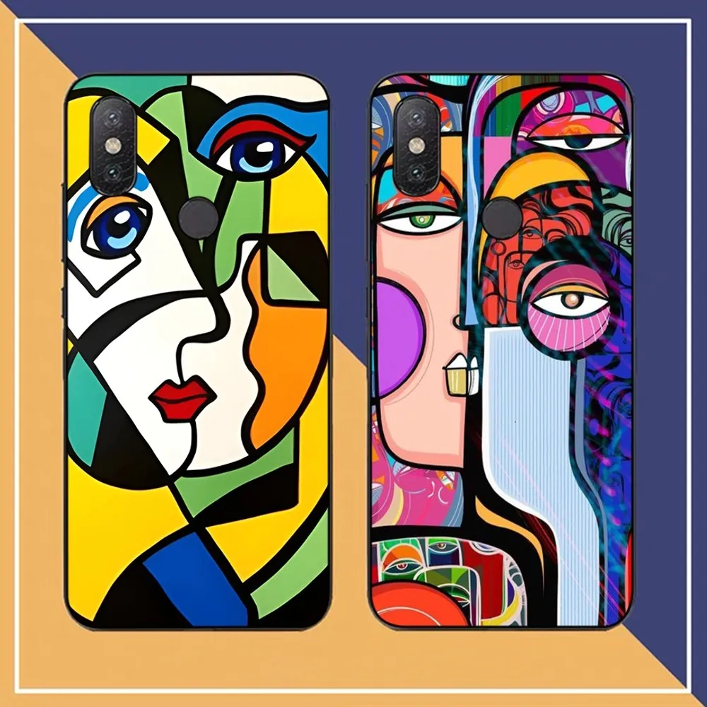 Custodia Per Telefono Picasso Abstract Art Per Redmi Note 4X5 A 6 7 8 Pro T 9 Pro 9S 10 Pro 11 Pro 11S 11Epro Pocom3Pro