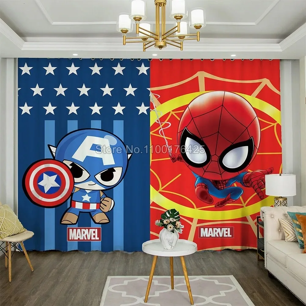 Disney Spiderman Hero Expedition tenda oscurante tenda ombreggiante  personalizzata per la decorazione della casa del salotto