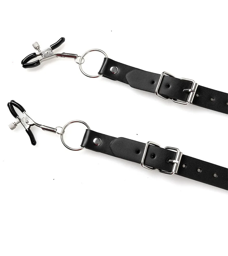 ! Labia Spreader Straps with Clitoral Clamp - BDSM Bondage, Pussy Opening Vagina Stimulator - Adult Sex Toys for Women