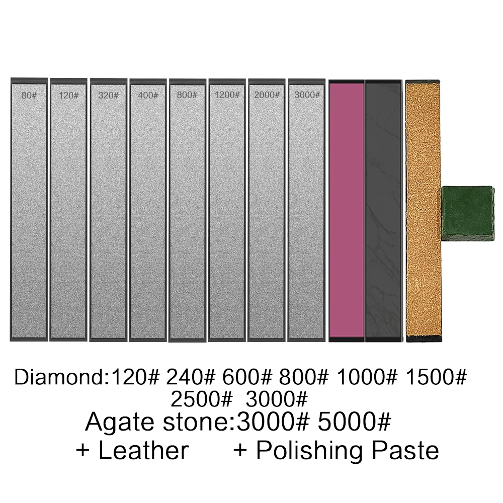 Diamond Stone Whetstone Bar Knife and Scissors Sharpener - Razor Polished Kitchen Sharpening Tool