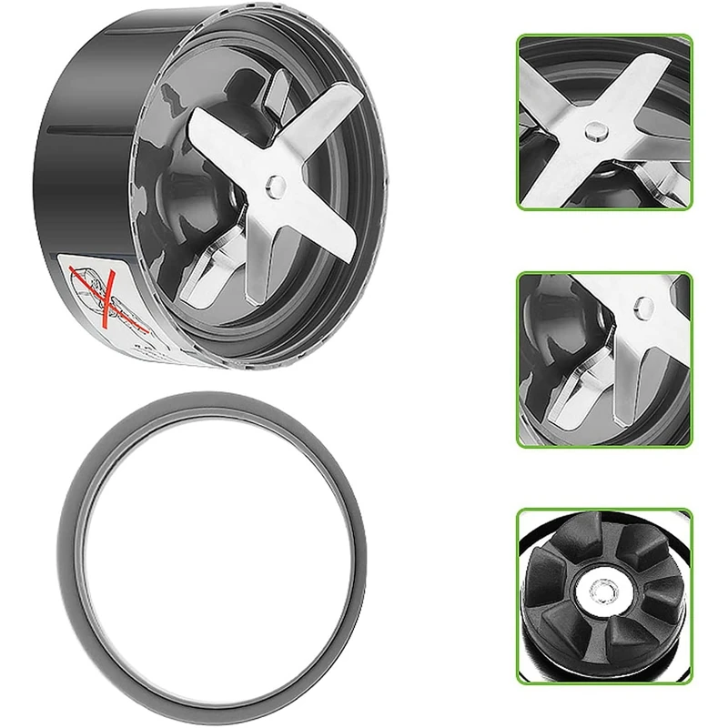 Blender Blade Cross Replacement Parts for Nutribullet Blender 600W/900W Extractor