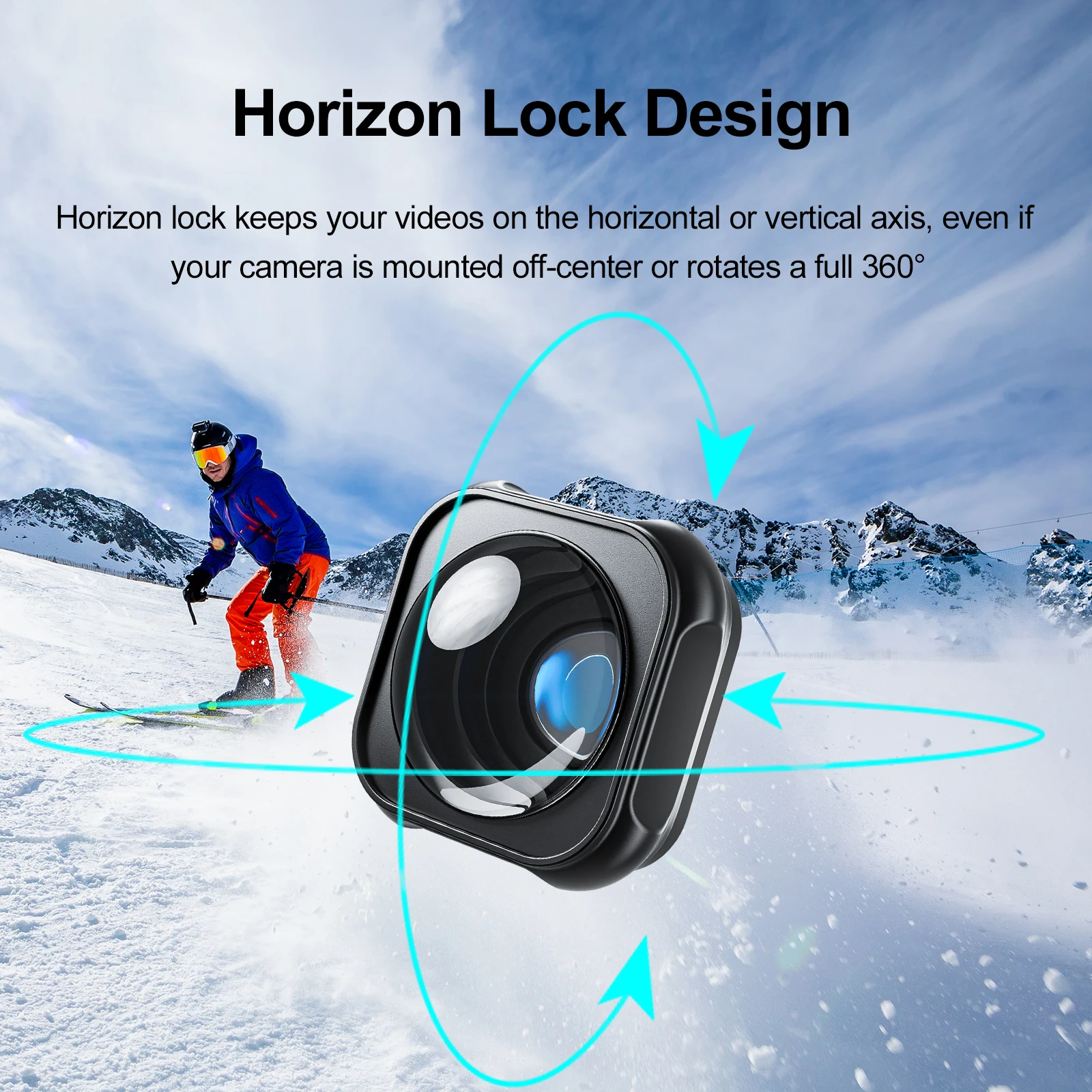 Max Lens Mod pour GoPro - Lentille Grand Angle avec Stabilisation