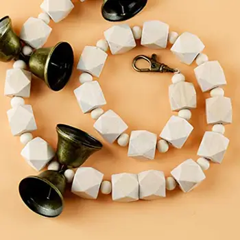 Potty Training Pet Doorbell No More Accidents at Home with Dog Bell Effective Hand Woven Dog Doorbell Quick for Potty for Small 1